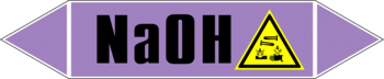 Маркировка трубопровода "na(oh)" (a07, пленка, 507х105 мм)" - Маркировка трубопроводов - Маркировки трубопроводов "ЩЕЛОЧЬ" - Магазин охраны труда и техники безопасности stroiplakat.ru