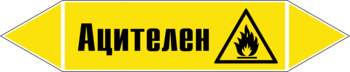 Маркировка трубопровода "ацителен" (пленка, 716х148 мм) - Маркировка трубопроводов - Маркировки трубопроводов "ГАЗ" - Магазин охраны труда и техники безопасности stroiplakat.ru