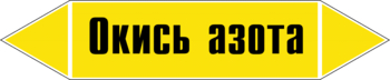 Маркировка трубопровода "окись азота" (пленка, 716х148 мм) - Маркировка трубопроводов - Маркировки трубопроводов "ГАЗ" - Магазин охраны труда и техники безопасности stroiplakat.ru